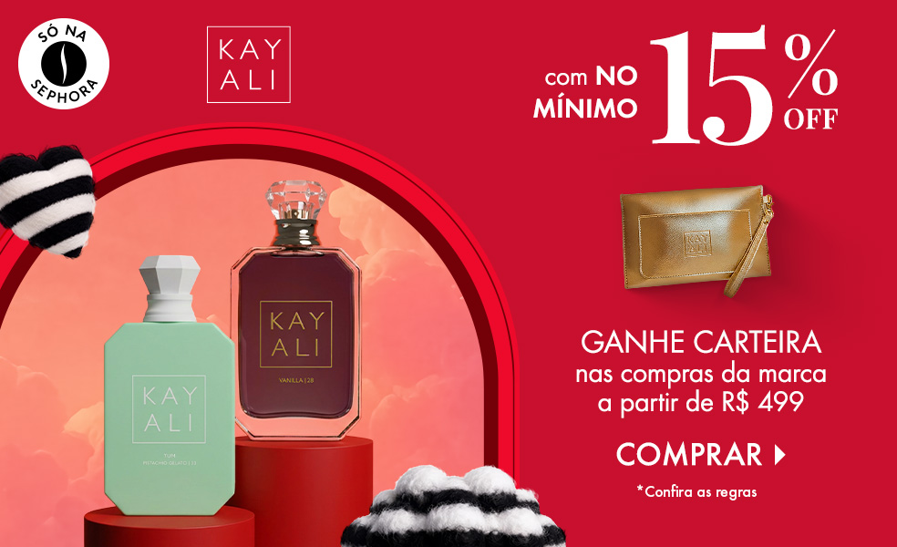Kayali | Ganhe carteira nas compras da marca a partir de R$ 499